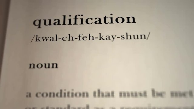 Qualification Definition