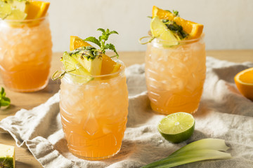 Refreshing Summer Tiki Cocktail Drink