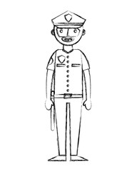 officer police character icon