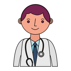 Fototapeta premium medical doctor avatar character