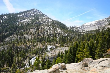 Beautiful Landscape near Emerald Bay State Park in Spring at Lake Tahoe in California, United States