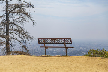 Bench on an overlook