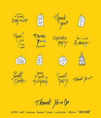 인사말 / 손으로 쓴 글씨체