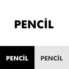 Creative Minimalistist Pencil Logo Design