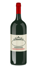Wine bottle clip art
