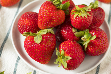 Raw Red Organic Strawberries