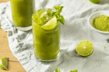 Raw Green Organic Matcha Iced Tea Detox