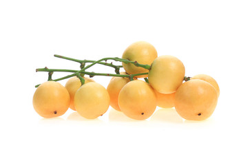 Thai fruit (Ma Fai) isolate on white background