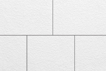 Fototapeta premium White stone tile floor pattern and seamless background