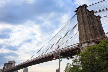 Naklejka premium New York Brookline Bridge