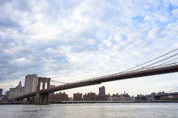 Fototapeta na wymiar New York Brookline Bridge