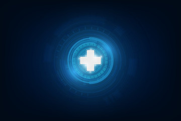health care icon pattern medical innovation concept background design
