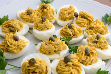 Easter eggs blessed as a starter