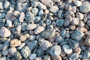 Texture of river stones