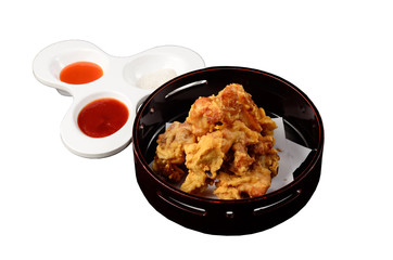 Japanese Food on white background