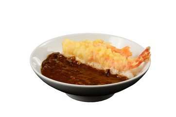 Japanese Food on white background