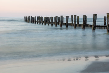 Sonnenuntergang am Ostseestrand