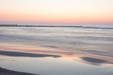 Sonnenuntergang am Ostseestrand