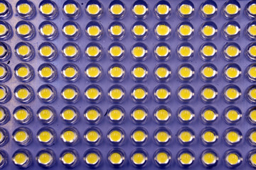 LED screen gradient blue green dots abstract background .