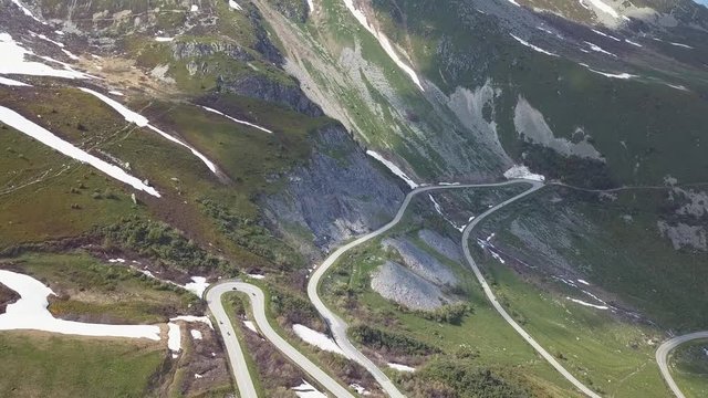 motorbikes on Madeleine pass - St Fran&ccedil;ois Longchamps French Alps