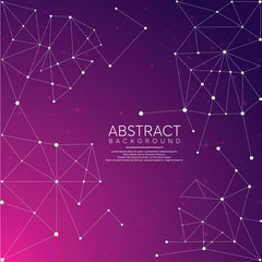 Technology Abstract Dot Connect Background