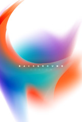 Holographic fluid colors flow, colorful liquid mixing colours motion concept