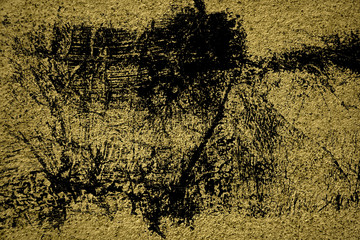 Grunge Ultra yellow Concrete cement texture, stone surface, rock background