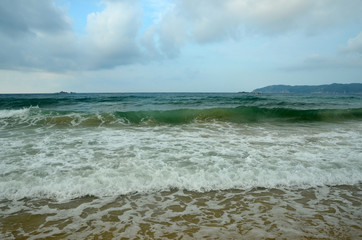 Surf on Hainan Island, China, Sanya, Yaluvan Bay, may 2011