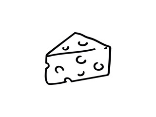 Cheese, vector, illustration,