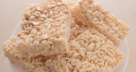 Traditional rice cracker snack