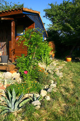 chalet fleuri © Monique Pouzet