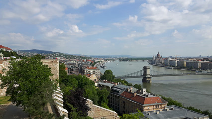 Fototapeta na wymiar Vue sur Budapest, Hongrie