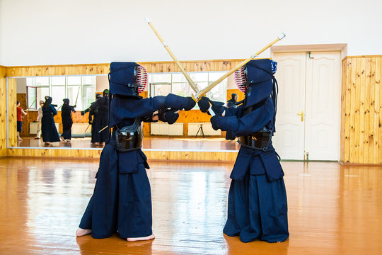 Japanese martial art of sword fighting