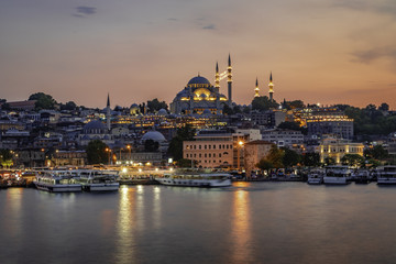 Fototapeta na wymiar Istanbul at Night