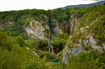 Plitvice waterfall lakes