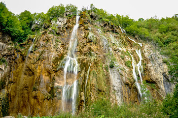 Plitvice waterfall lakes