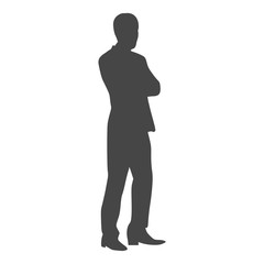 Businessman silhouette icon