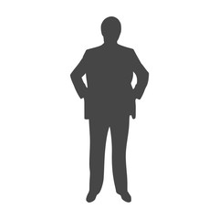 Businessman silhouette icon