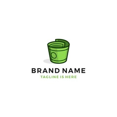 money cup logo template vector icon illustration
