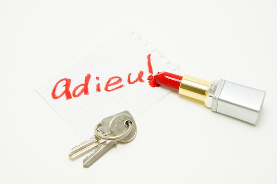 Note of adieu.