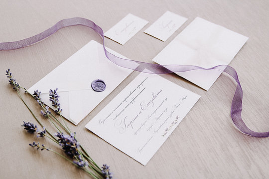 Provence invitations to the wedding