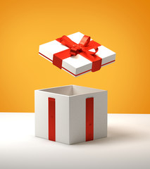 Obraz premium gift box surprise 3d-illustration
