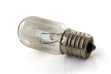 burn bulb isolated on white background