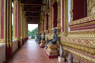 Fototapeta premium Laos - Vientiane - Wat Phra Kaew (Ho Phra Keo)