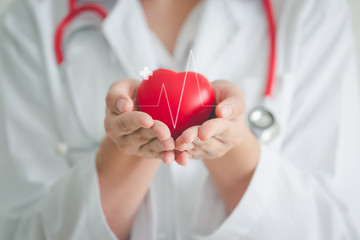 Medical heart cardiology concept - obrazy, fototapety, plakaty