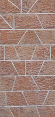 Wall facade bricks new exterior background