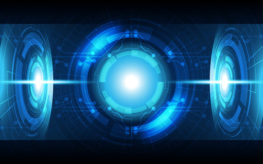 Abstract technology background Hi-tech communication concept innovation background vector illustration