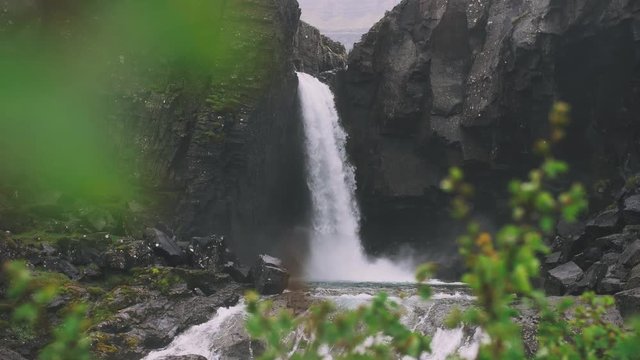 Folaldafoss Waterfall and Stream, Iceland