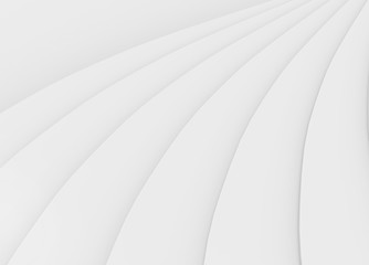 3d rendering. modern gray curve panels wall backgorund.