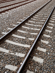 railroad track diagonal footage